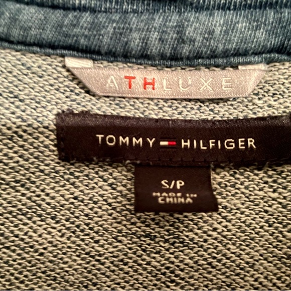 Tommy Hilfiger women’s blue cowl with asymmetrical hemline, size S - Picture 2 of 4